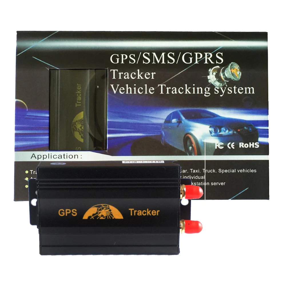 TK103A GSM GPRS gps трек Системы для автомобиля контроль в режиме реального времени g-забор Скорость сигнализации автомобиля сигнализатор местонахождения на мотоцикл