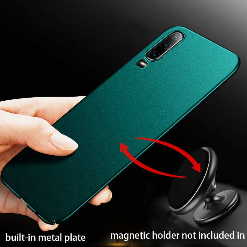 

Full Protective PC Metal Case for Huawei P30 Pro Case Hard Thin Slim Car Magnet Cover for Huawei P30 Pro Huawei P30