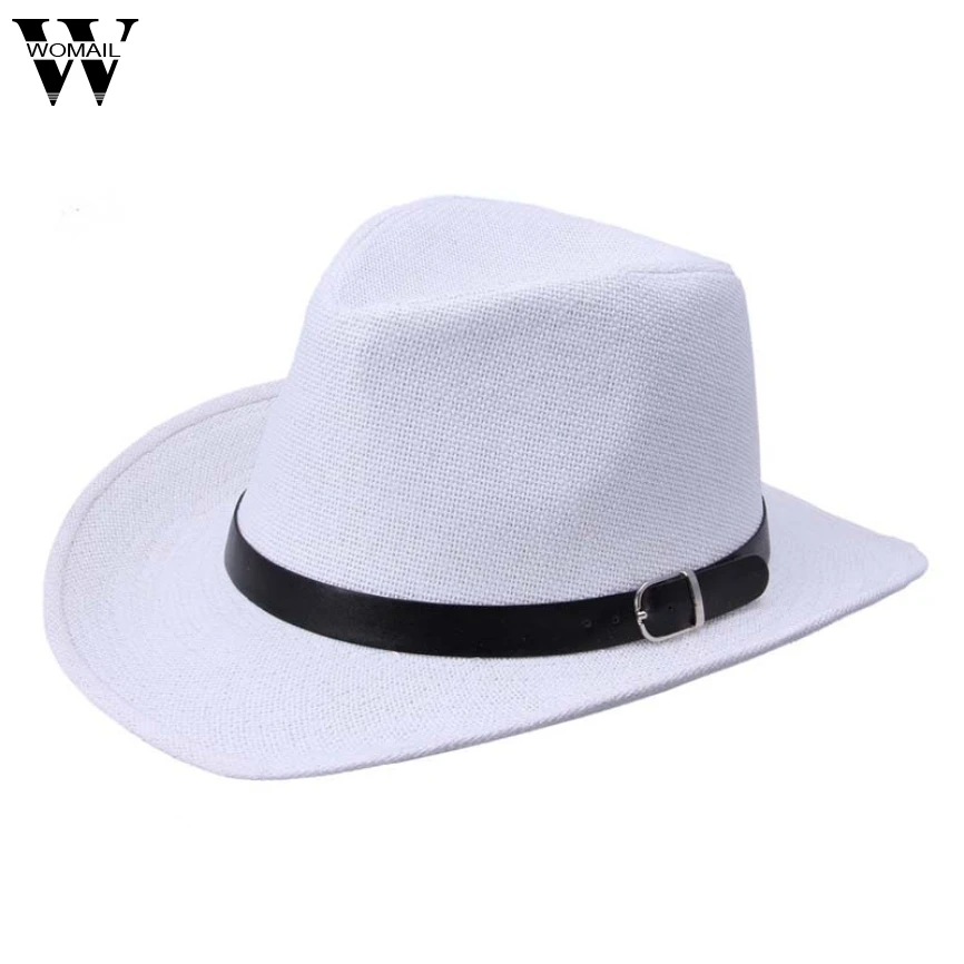 CharmDemon Летняя мужская соломенная шляпа Ковбой шляпа jy22