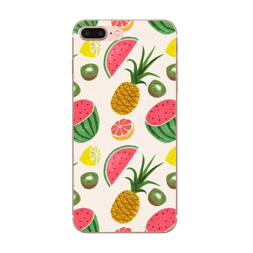 Лето Фрукты арбуз красный узор мягкий для Galaxy J1 J2 J3 J330 J4 J5 J6 J7 J730 J8 2015 2016 2017 2018 mini