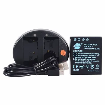 

DSTE BLH-1 li-on battlery pack with Dual USB for Olympus EM MarkII E-M1X