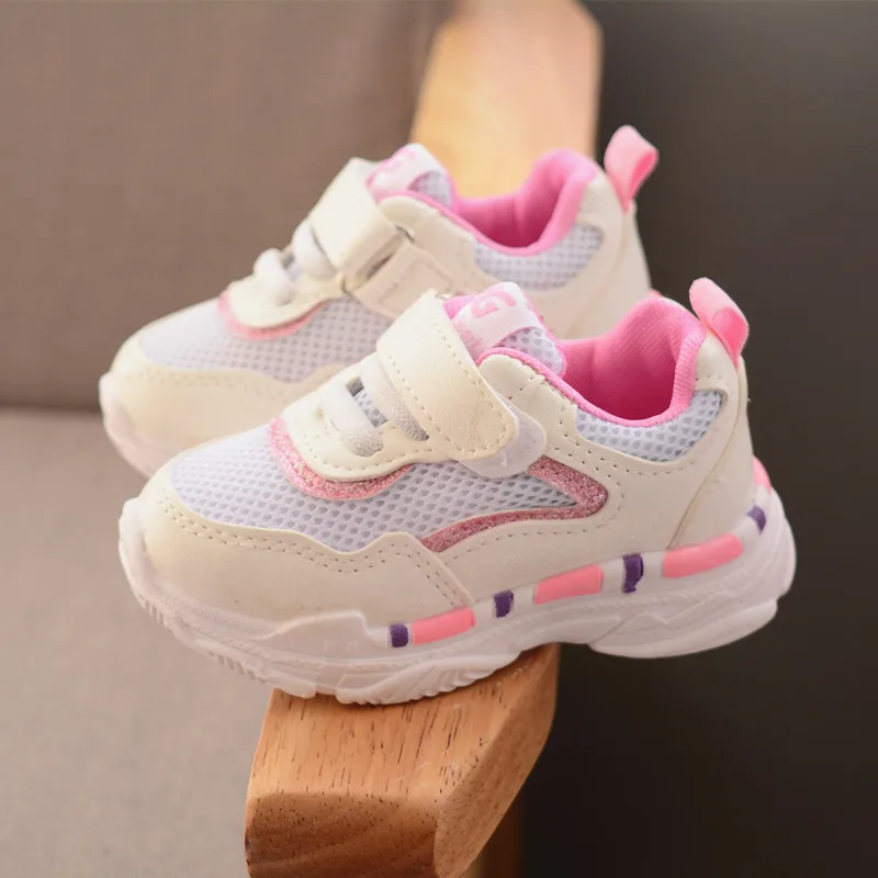 

2018 1 to 5 years old Baby Boys and Girls Casual Shoes Kids Sneakers Fashion Non-Slip High Quality Soft Bottom Sports Shoes