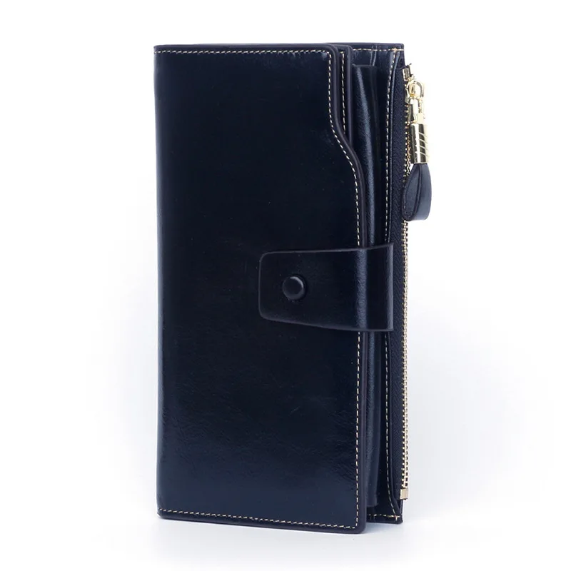 

Womens Clutch Phone Wallet Coin Purses Ladies Wallets Cute Money Bag Female Card Holder Long Purse Genuine Leather Wallets Women
