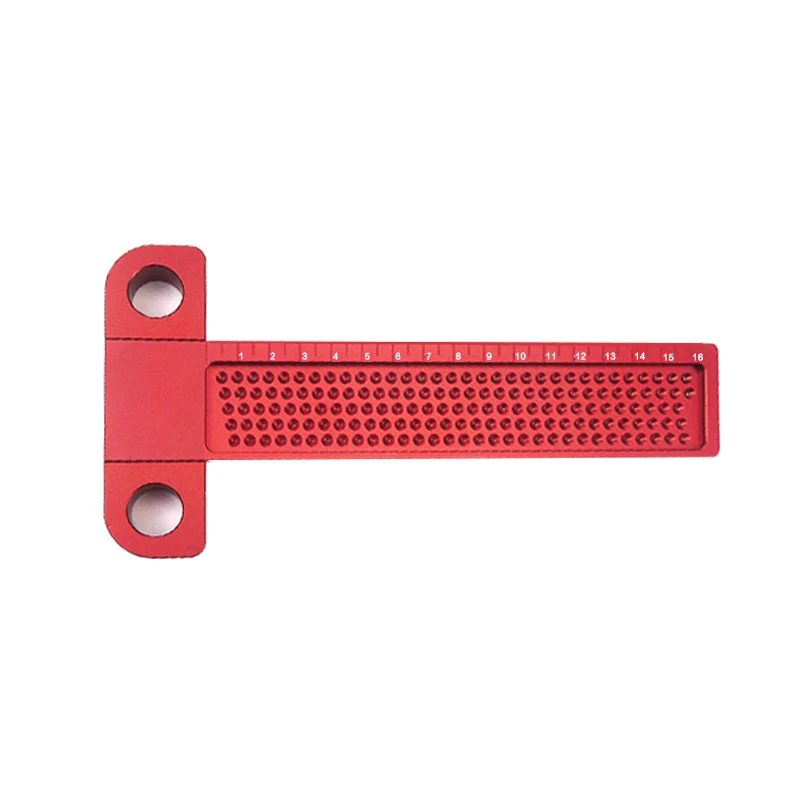 

Woodworking Scriber T-Type Ruler 160mm Hole Positioning Scribing Gauge Crossed Feet Metric Measuring QJ888