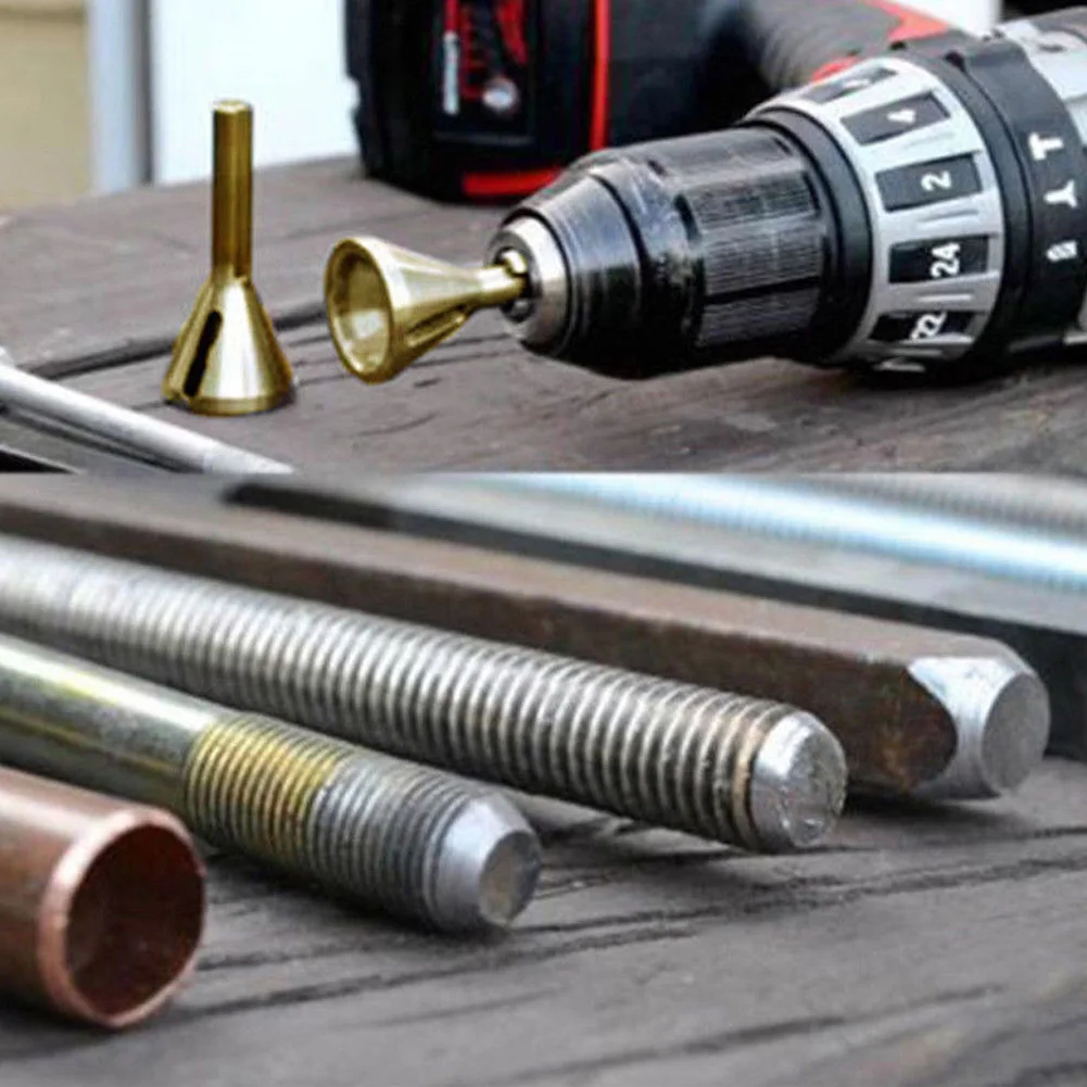 

Cutting External Chamfer Accessories Drill Bit Easy Replacement Parts Center Home Deburring Tools Metalworking Remove Burr DIY