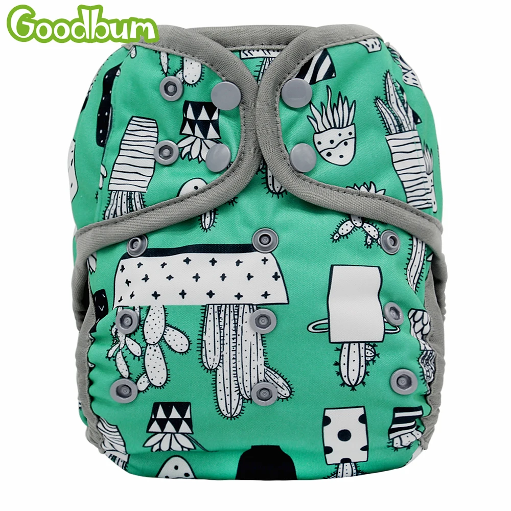Goodbum 1 шт. Многоразовые водонепроницаемые подгузники из PUL ткани детские один