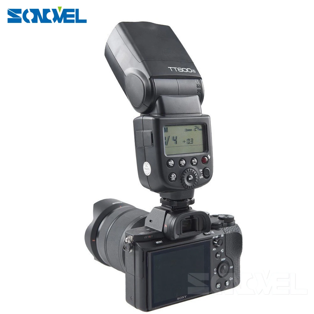 Вспышка для камеры Godox TT600S GN60 2 4G + фотопередатчик Sony A7S A7 A7R II A7MII A6000 A6300 3 шт.|flash