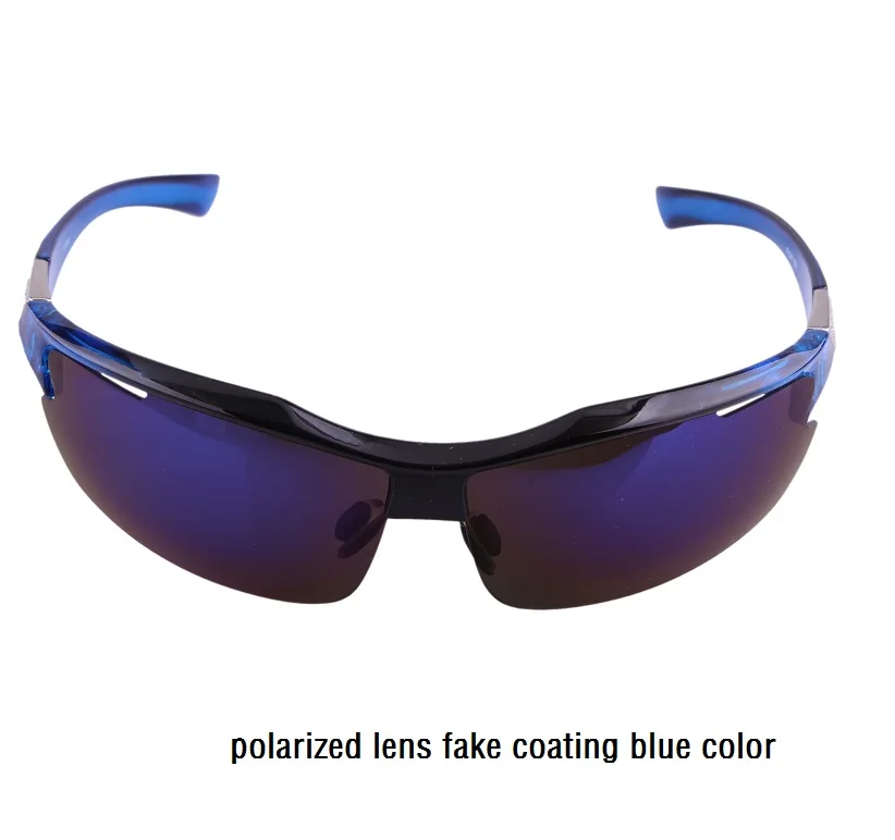 coating blue lens Продвижение цена по прейскуранту завода синие солнцезащитные очки для рыбалки поляризованные серые линзы спортивные очки UV400man Женские Унисекс Солнцезащитные очки UV400 - Цвет: coating blue lens