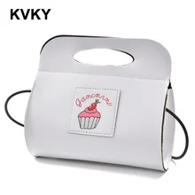 KVKY summer new Lovely ice cream stamp clutch women bag Mini Handbag Fresh Girls Bags One Shoulder Small Women’s Cross body Bag