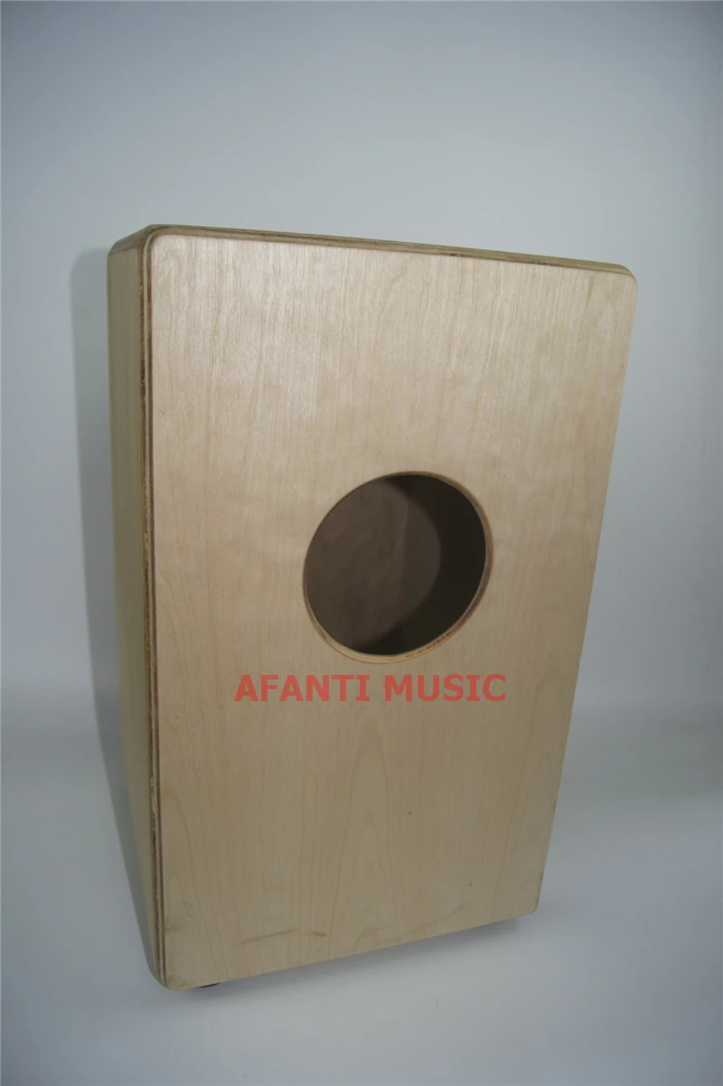 Afanti Music Catalpa wood / Birch Wood / Natural Cajon Drum (KHG-137)
