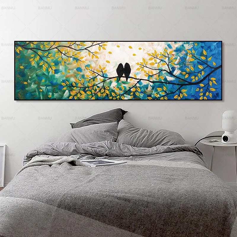 Плакат Настенные картины для гостиной Холст Картина с животными художественное украшение стены печать птица картина без рамы пейзаж холст