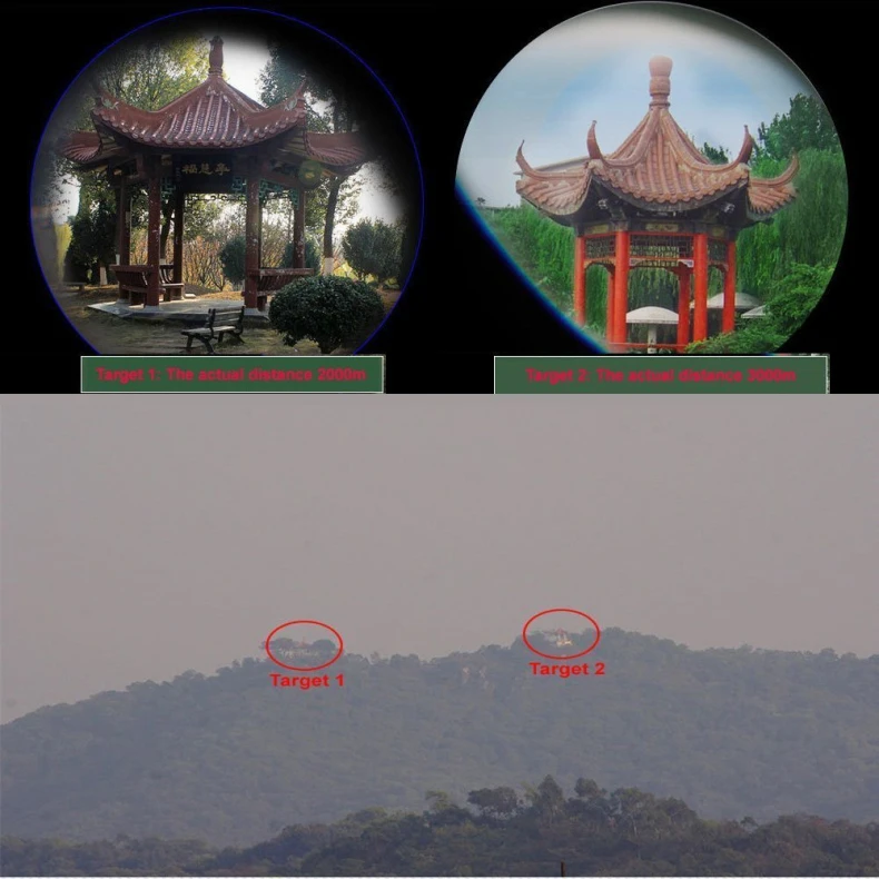 Telescope 60X60 HD Binoculars High Clarity 10000M High Power For Outdoor Hunting Optical Lll Night Vision binocular Fixed Zoom
