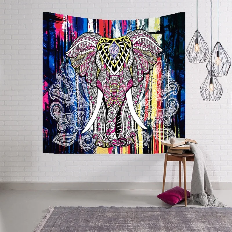 Aliexpress.com : Buy YMQY 3D Elephant Tapestry Rectangle Mandala