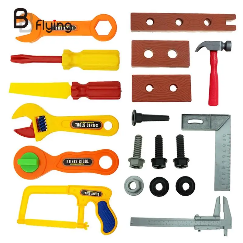 19Pcs/set New Plastic Repair Tools Kids Boys Children Toys Craftsman