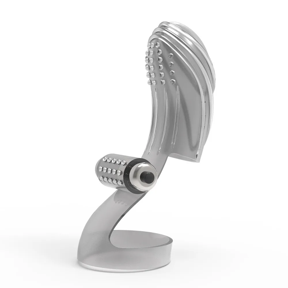  Finger Sleeve G Spot Vibrator For Women Clitoris Stimulator Climax Chastity Vagina Massage Adult Products Sex Toys For Women  (2)