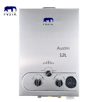 

(LOCAL SHIPPING) 12l Electric Shower Immersion Heater Lpg Propane Gas Hot Water Heater Tankless Instant Boiler Stainless Lcd Ce