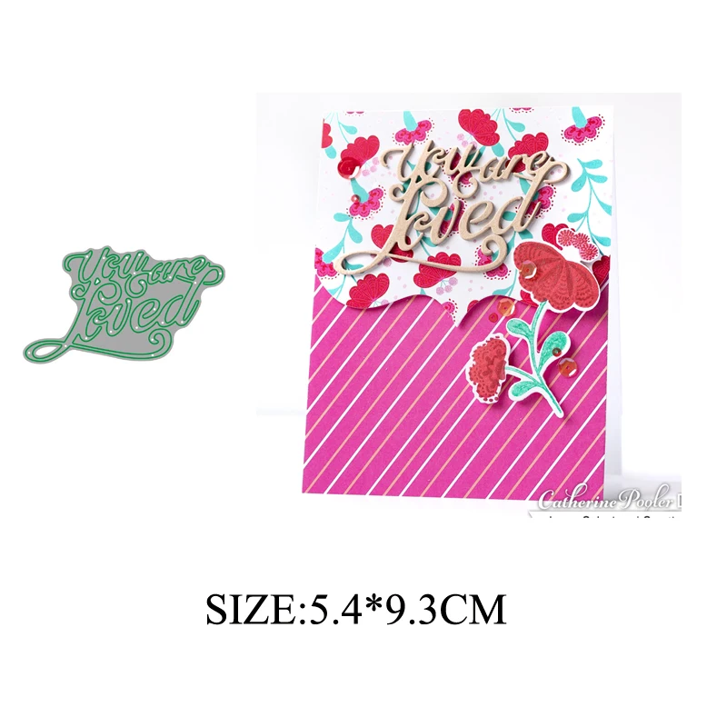 

you are loved 2019 NEW Metal Cutting Dies Scrapbooking for Card Making Photo Album DIY Embossing Cuts Lucky Goddess Craft