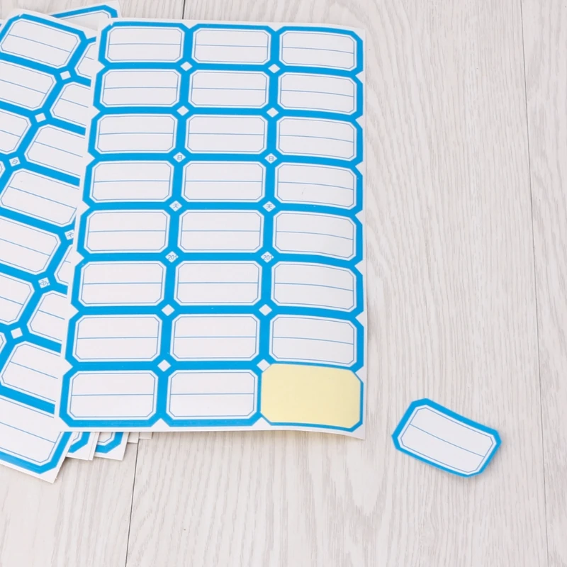 

200 Pcs Blank Stickers Self Adhesive Sticky Blank Label Paper Label Can Be Classified dropshipping