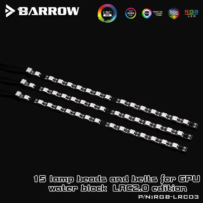 Барроу RGB LRC03 LRC2.0 5v 3Pin светильник полосы специально для блок видеокарты Аврора 15 ing