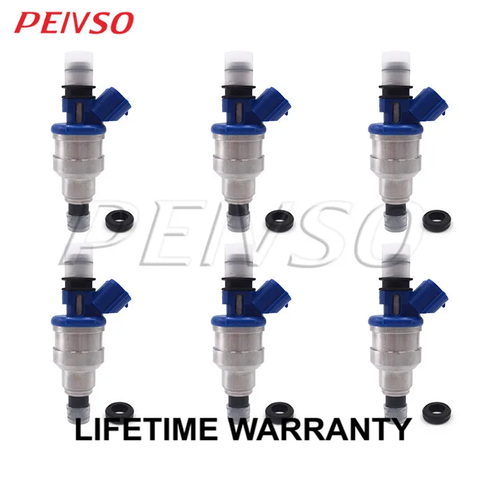 

6x 195500-1970 B6S7-13-250 fuel injector for Mazda 929 1990~1991 3.0L