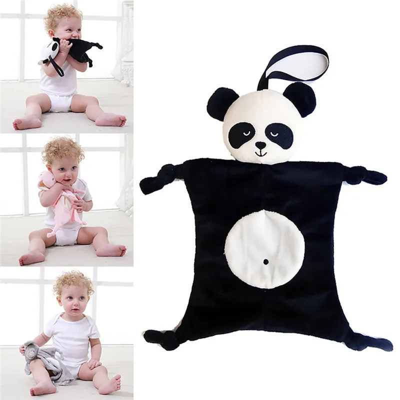 

Baby Comforting Plush Toy Animal Doll Multifunctional Sleep Children Mouth Towel baby stuff bib without shipping slabbetjes