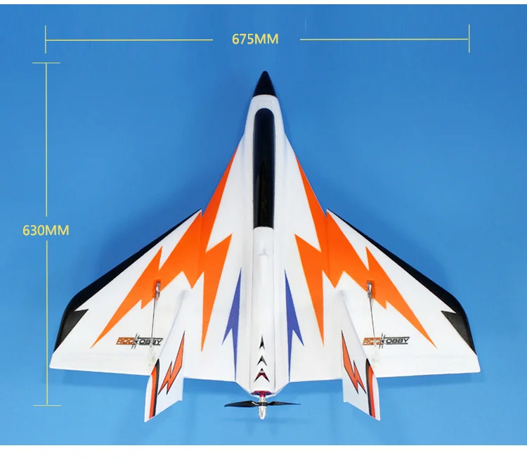 

FMS ROC Hobby 675mm Swift Delta Wing RC Plane ROC005