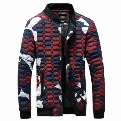 Fashion Men Jackets 2017 Brand Men Camouflage Stars Same Coats Men s Slim Fit Outwear Winter