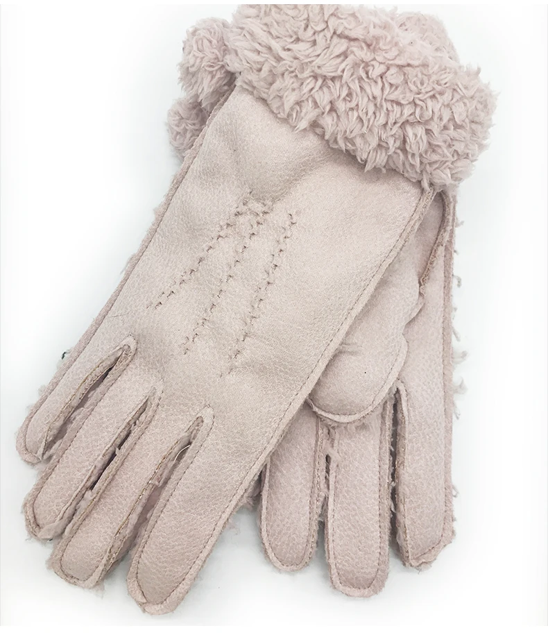 Зимние перчатки новые женские перчатки Модные Меховые ветрозащитные теплые шерстяные варежки вязаные перчатки для путешествий