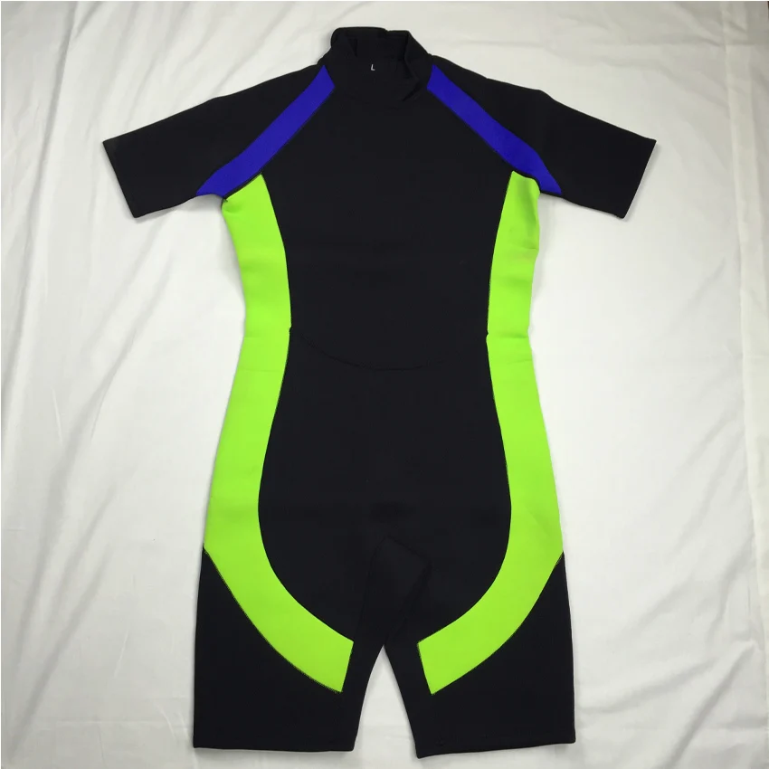 de neopreno de 3mm para hombre, bañador de manga corta para buceo en la piscina, talla L, ropa de playa|neoprene wetsuit|snorkeling wetsuits3mm neoprene wetsuit - AliExpress
