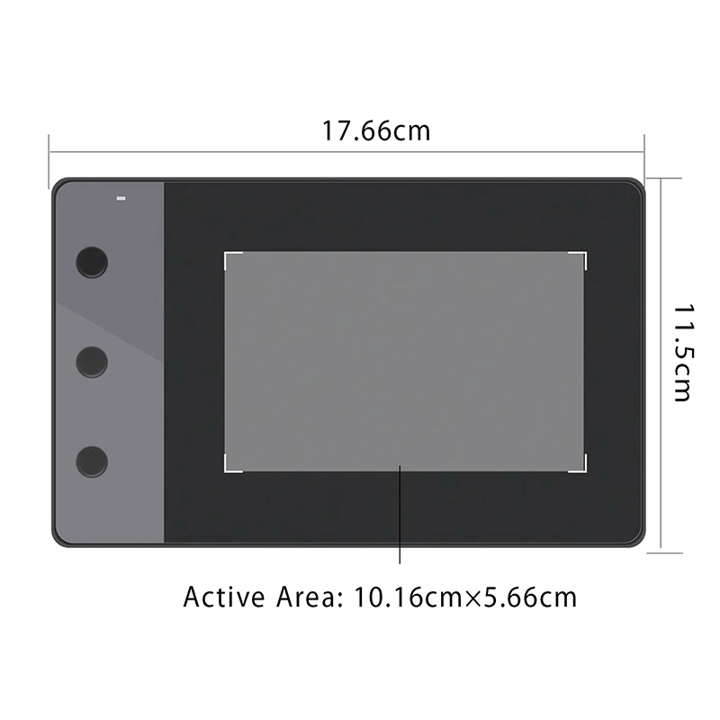  Huion H420 Grafik Tablet mit 3 Express schlüssel 2048 Druck Empfindlichkeit Unterschrift Pad mit Ze