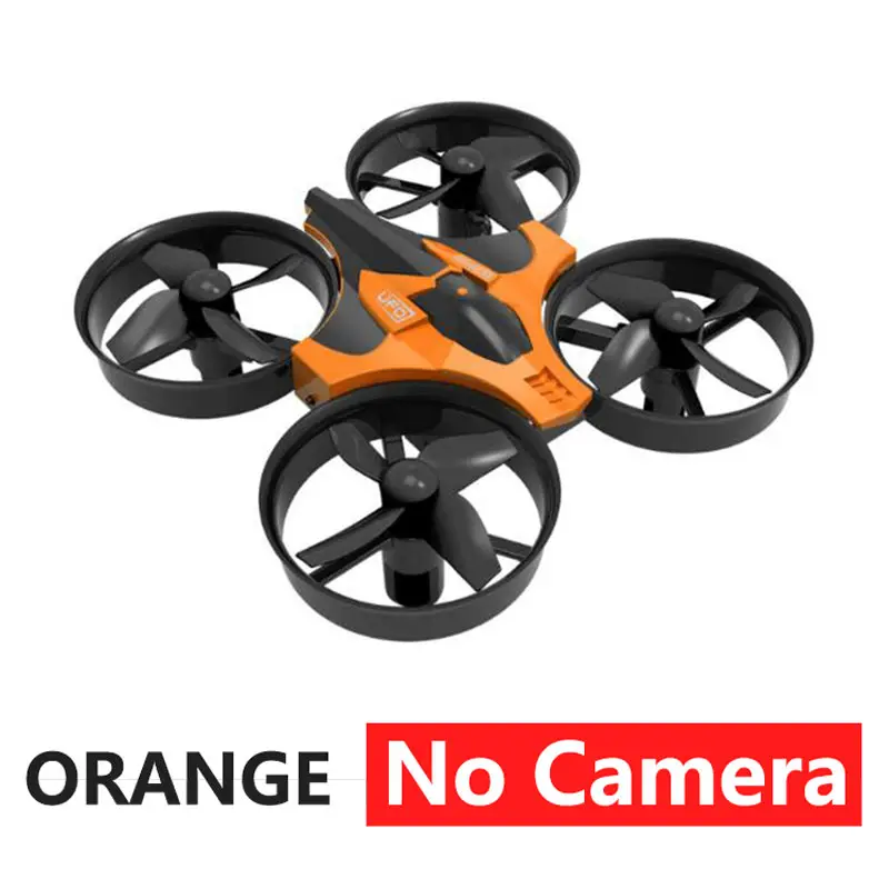 Ocday пульт дистанционного управления RC Drone RC Дроны с Камера HD 2,4G 4CH 6-осевой 3D флип Безголовый режим мини-Квадрокоптер Дрон лучшие игрушки для мальчиков - Цвет: ORANGE no camera