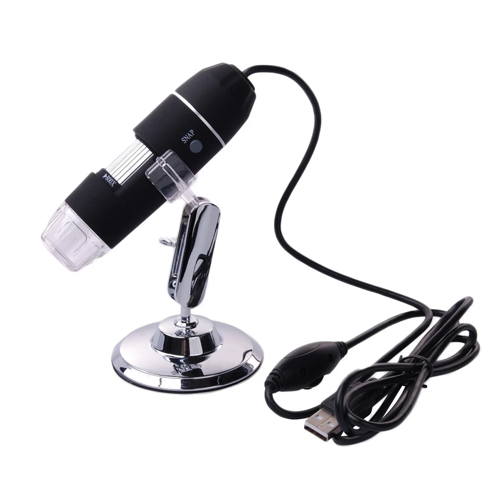 

20X-800X 8 LED USB 3D Electronic Digital Zoom Microscope Endoscope Magnifier PC Video Camera with Stand AD014
