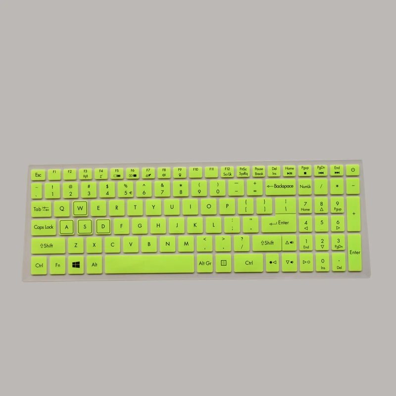 15,6 дюймов Защитная пленка для клавиатуры кожного покрова протектор для acer VX5 Aspire VX15 VX5-591G VX 15 игровой ноутбук VX5-591G-54VG - Цвет: green