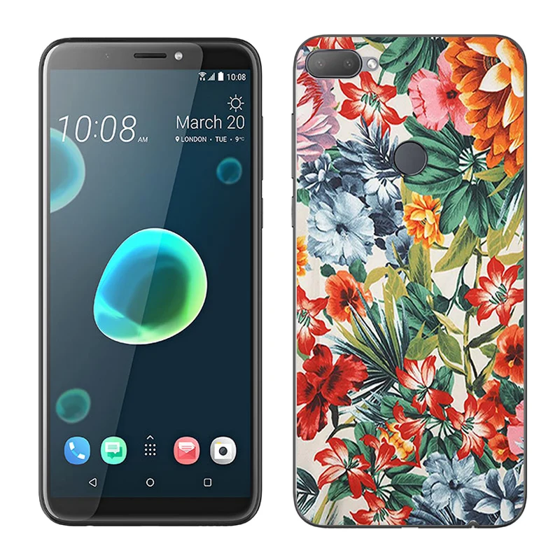 Для HTC Desire 12 + Мягкий ТПУ чехол для телефона 6 0 дюймов Plus необычная нарисованная