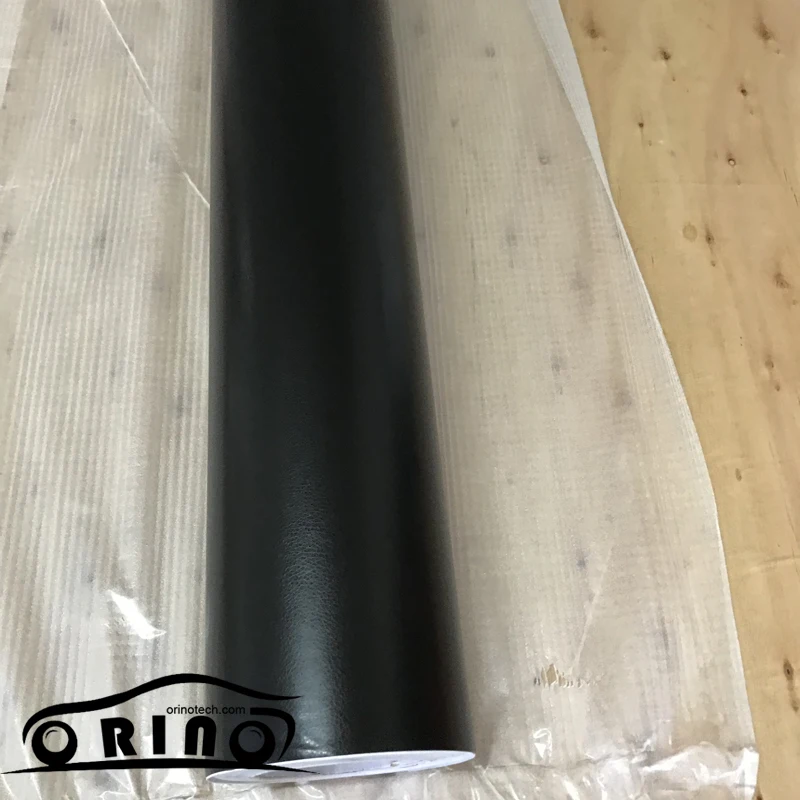 Black Leather Vinyl Film Sticker-3
