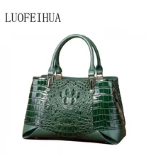Женские сумки из натуральной кожи для женщин Новая роскошная сумка с крокодиловым узором брендовая сумка женская дизайнерская сумка