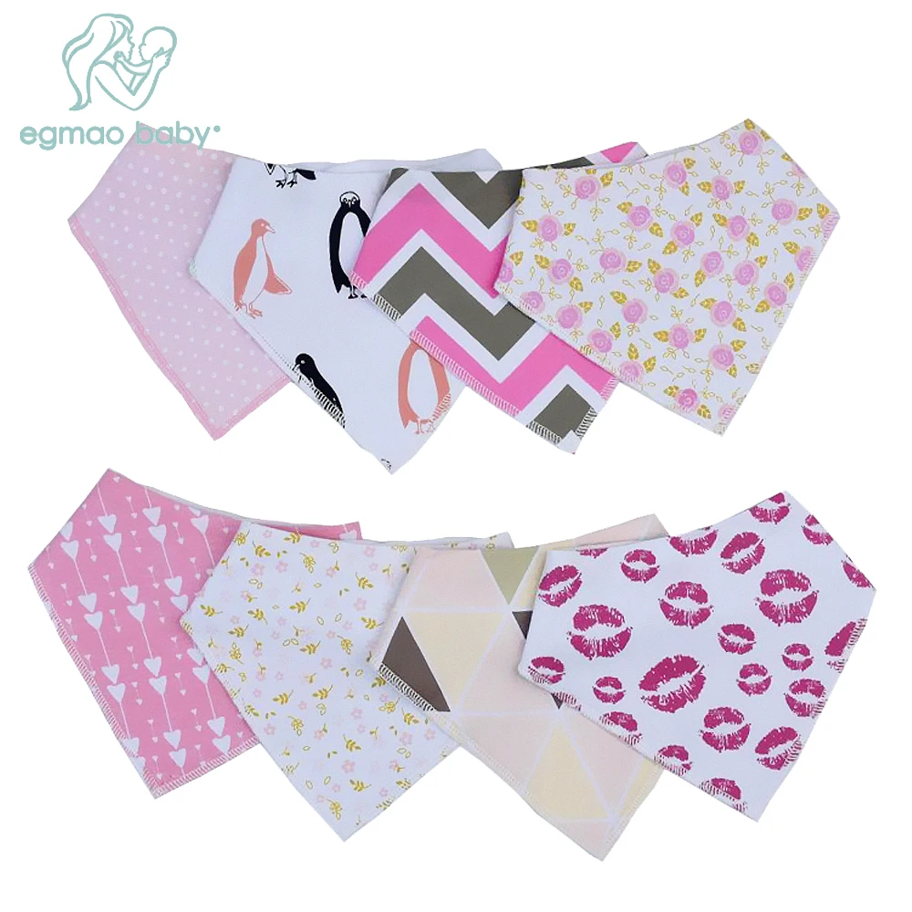 Мягкие нагрудники для новорожденных 100% хлопок 4 шт./лот|bibs burp|baby bandana bibsbandana bibs |