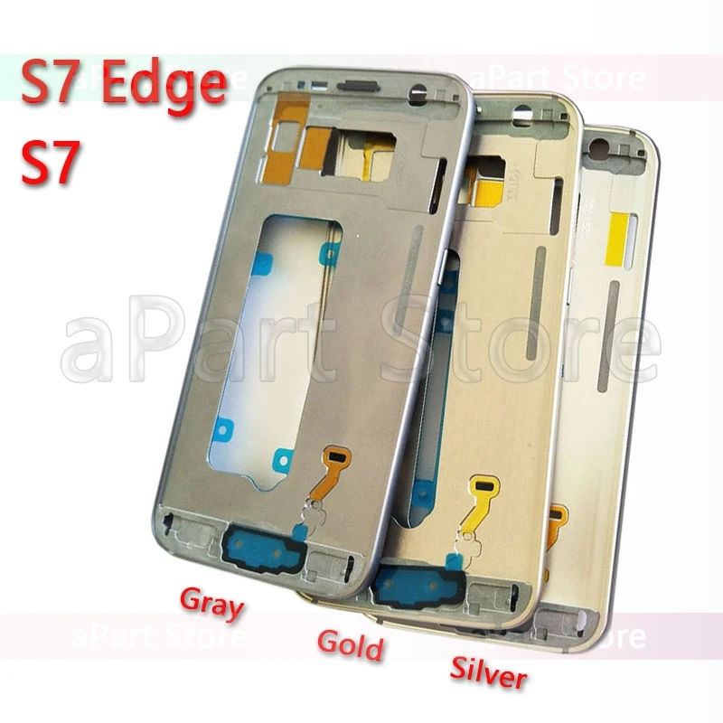 

For Samsung Galaxy S7 Edge G930 G935 G935a G935v G935f Lcd Holder Middle Front Bezel Frame Metal Plate Housing Cover Replacement