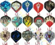 400pcs high quality reflective laser electronic dart flag flights aluminum Tinsel darts accessories 400pcs high quality reflective laser electronic dart flag flights aluminum Tinsel darts accessories