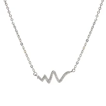 

Fashion Personalized Necklaces Custom Jewelry For Women Silver Silver Color Choker Necklaces Pendants Engraved Bridesmaid Gifts