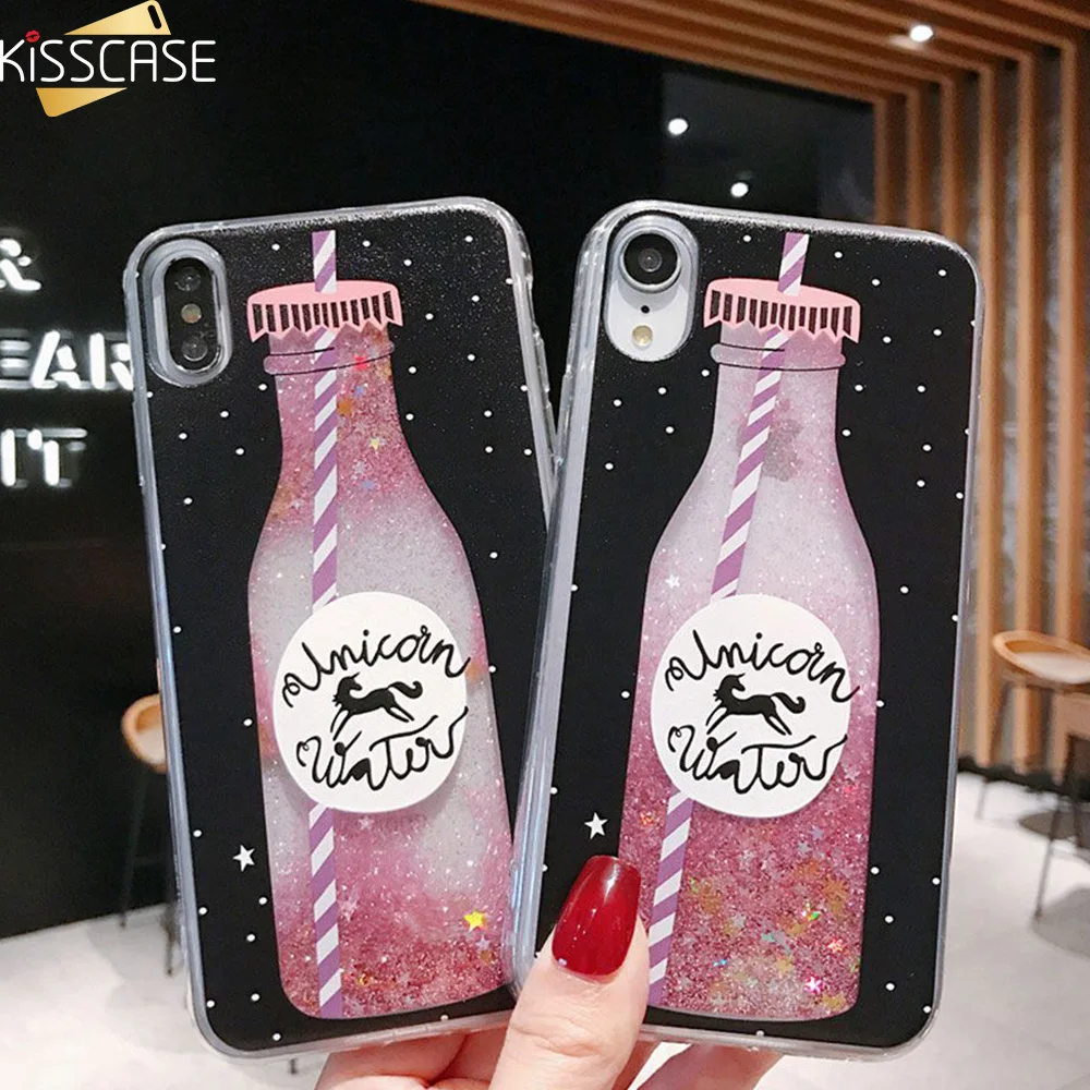 KISSCASE модная бутылка узор чехол для samsung S10 S9 S8 плюс S10E S7 A50 A7 A8 2018 Мягкая обложка Note 9