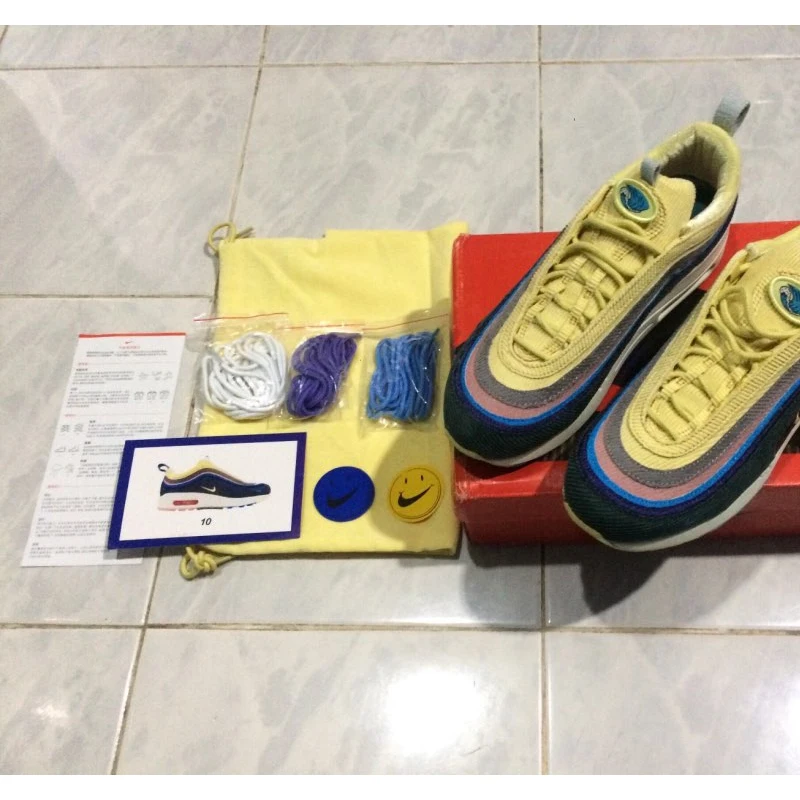 Nike Air Max 97/1 Sean New Arrival Original Men Running Shoes Comfortable Cushion Breathable Sneakers #AJ4219-400