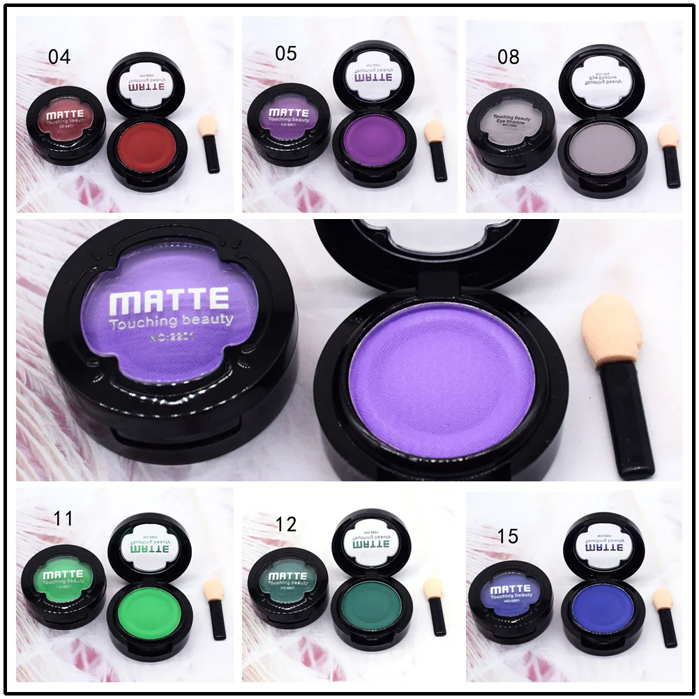 

8 Colors Pro Matte Eyeshadow Palette Glitter Pigment Powder Beauty Glazed Eye Shadow Waterproof Long Lasting Korean Woman Beauty