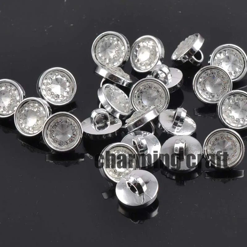 Round Acrylic Buttons Sewing Shank Buttons Craft For home Scrapbooking