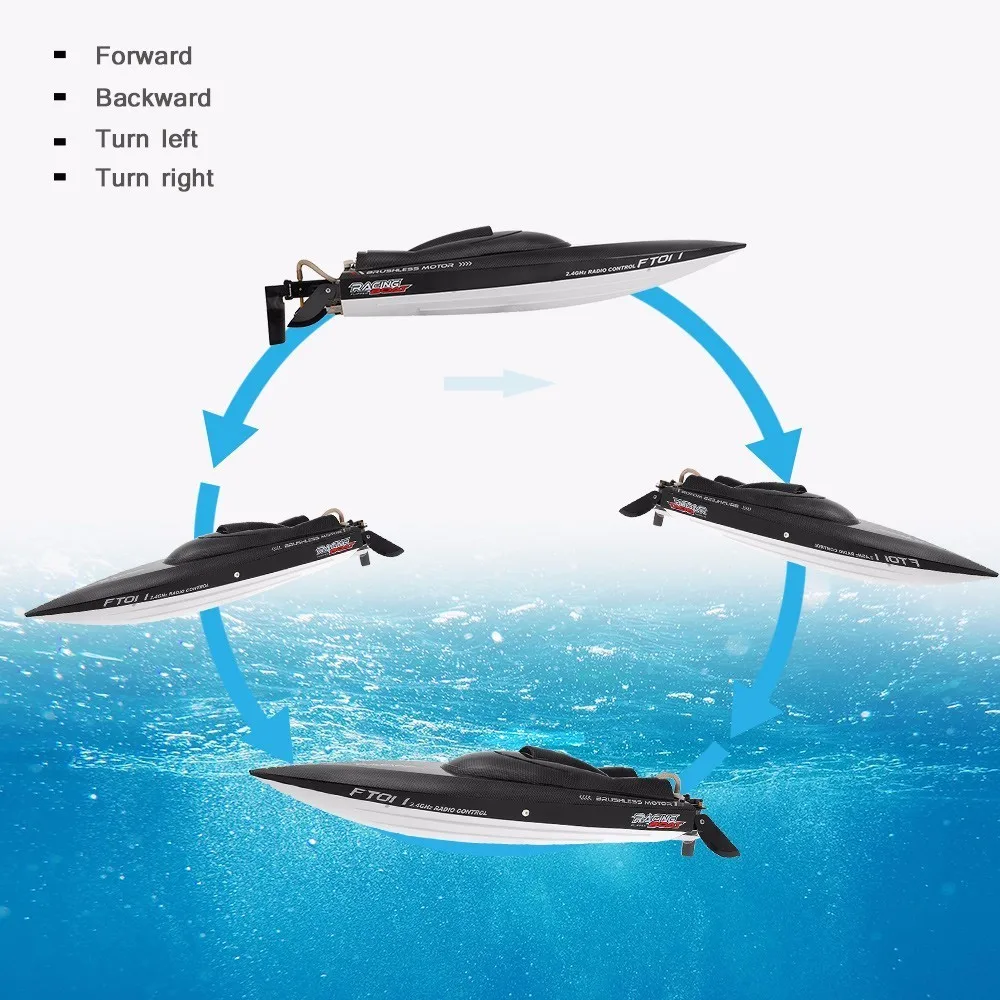 FeiLun FT011 2.4G RC سباق قارب فرش السيارات 55 km/h المدمج في نظام مياه التبريد FeiLun FT011 2.4G RC سباق قارب فرش السيارات 55 km/h المدمج في نظام مياه التبريد