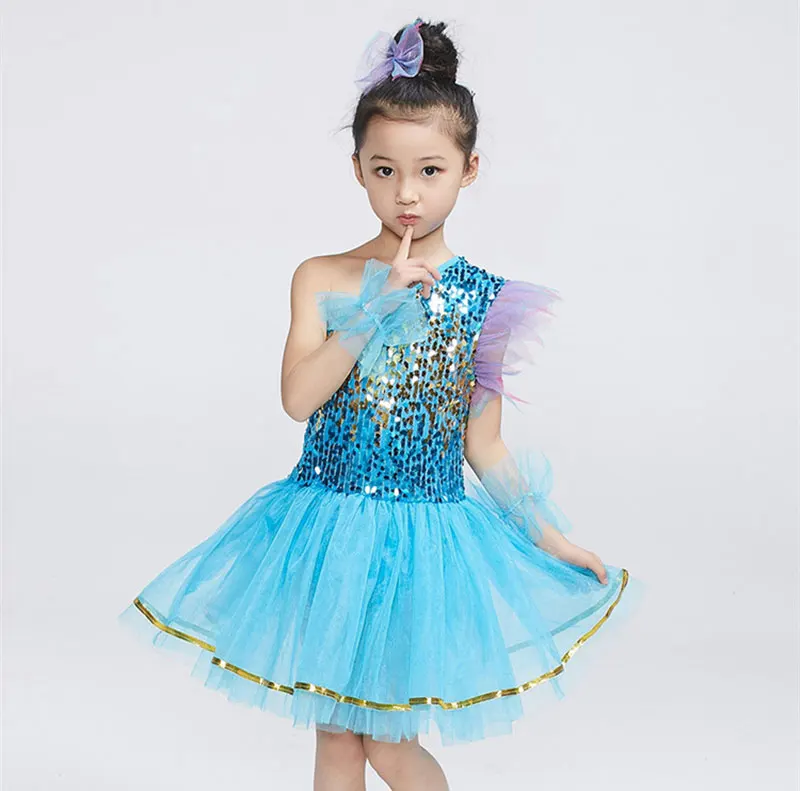 

New Children Kids Ballet Latin Dancewear Performance Stage Dancing Dresses Dance Costume Child Ballet Dance Dress For Girls