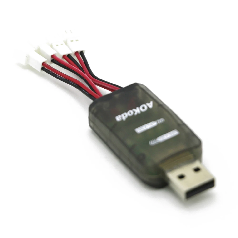 Высокое качество AOKoda CX405 4CH микро USB зарядное устройство для 1S 3,7 V Lipo LiHV батареи