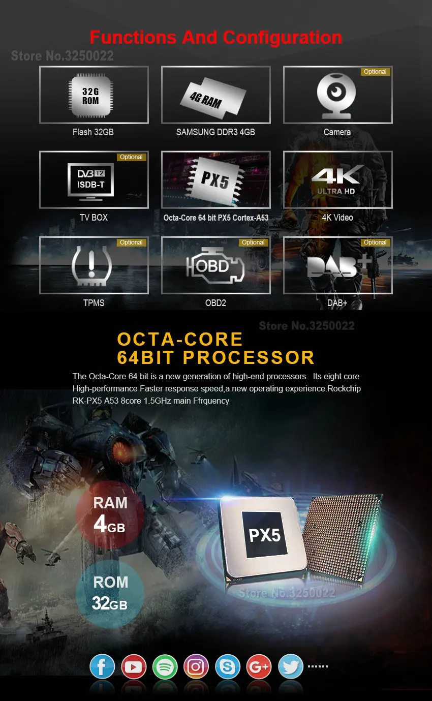 Excellent Octa(8) Core Android 8.0 Car Dvd Player gps FOR FORD MONDEO/FOCUS/S-MAX/GALAXY Navi audio multimedia auto stereo RAM 4G ROM 32G 2