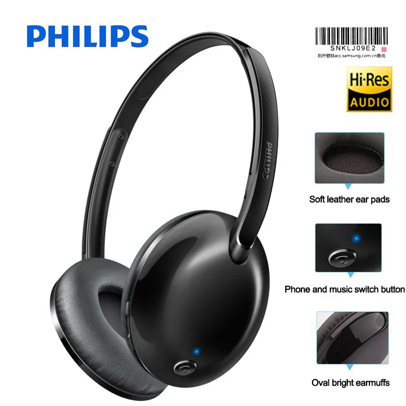 Philips Wireless Headset SHB4405 with Bluetooth 4.1 Lithium polymer