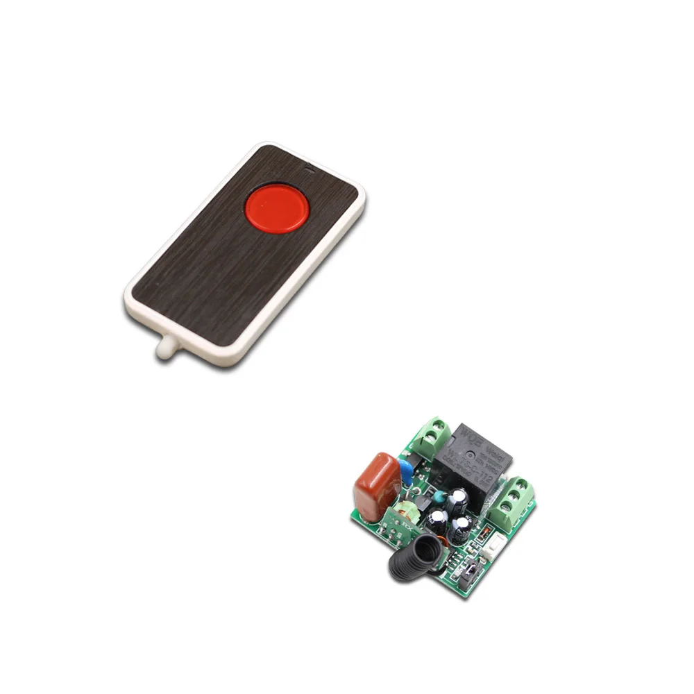 

Best Price and High Quality Mini Size 10A AC220V 1CH RF Wireless Remote Control Switch System Transmitter+Receiver 315/433mhz